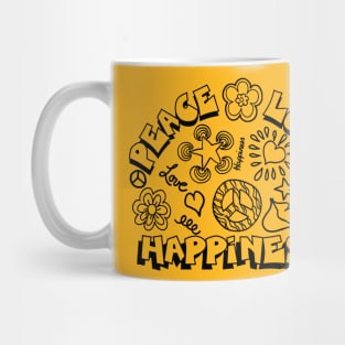 peace love happiness Mug